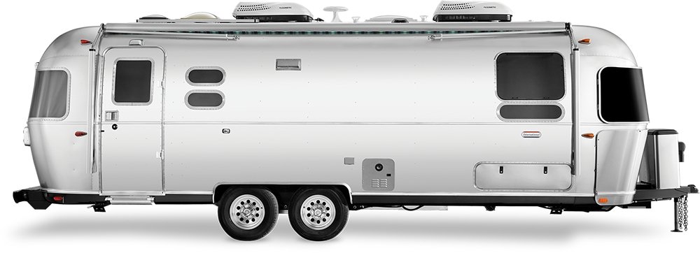Airstream Travel Trailer Cutout